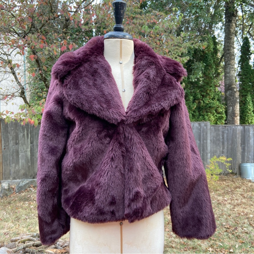 Wild fable faux fur coat